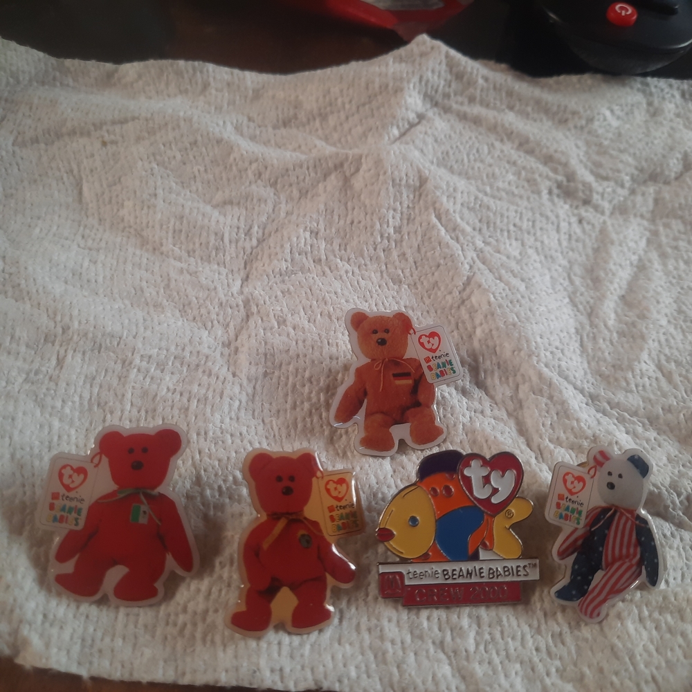 Ty McDonalds Pins from year 2000.